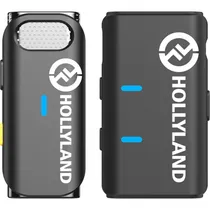 Microfone Hollyland Lark M1 Solo, Wireless 2.4GHZ, Preto  Microfone H...