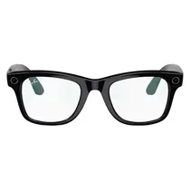 Oculos Smart Ray-Ban Meta Wayfarer RW4006 Shiny Black Clear