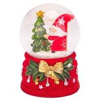 Globo de Neve Cenário de Natal 10CM Altura 7CM Diametro