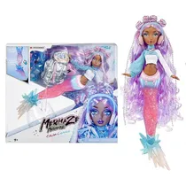 Mga Muñeca Mermaze Mermaidz Winter Waves Harmonique c/ Cola Color Change Y Accesorios Plastico 5 Años + Multicolor