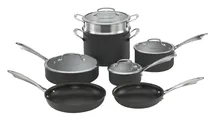 Juego de Ollas Cuisinart 11PCS Negra