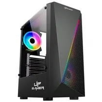 Gabinete Up Gamer Cronos, RGB, ATX, Micro ATX, Mini ATX, Lateral Em Acrílico, Mid Tower, Preto - Sem Fan  Gabinete Up...