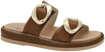 Chinelo Ramarim 25-55204 Feminina Caramelo