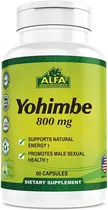 Alfa Vitamins Yohimbe 800 MG (60 Cápsulas)