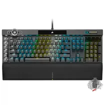 Teclado Gamer Mecanico Corsair K100 USB / RGB / Ingles - Preto (CH-912A01A-Na)