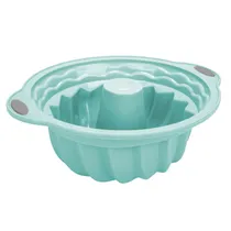 Forma de Silicone 22CM Azul Claro/Cinza