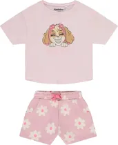 Conjunto de Praia Infantil Orchestra HFIQV0-Roc - Feminino (2 Peças)