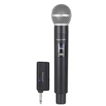 Microfone Sem Fio Ecopower EP-M603 Recarregável - Preto