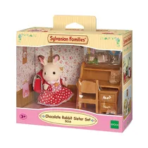 Figura Epoch Sylvanian Families Chocolate Rabbit Sister Set 5016  Figura Epoc...