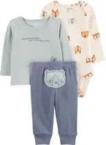 Conjunto Carter's 1R550110 - Masculino (3 Peças)
