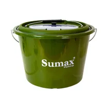 Balde para Señuelos Vivos Sumax Fihsing SU-2113 40CM 10L Verde