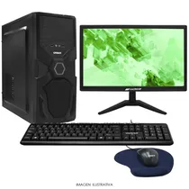 PC Montado Intel Core i7 3.4GHZ/ 8GB/ 240GB SSD/ Mouse/ Mousepad/ Teclado/ Linux Preto + Monitor