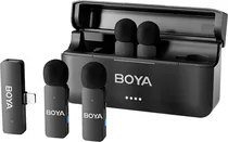 Microfone Sem Fio Boya BY-V4D Lightning - Preto