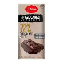 Mazzei Chocolate Tableta Sin Azucares 72% Sin Gluten 75GR