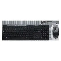Kit Teclado e Mouse Logitech MK200 920-002716 USB Espanhol - Preto