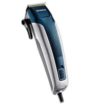 Máquina de Cortar Cabelo Mondial Titanium Power CR-09M 110V ~ 60HZ - Preta/Prata