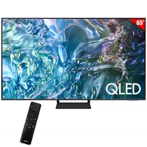 Smart TV Qled 65" Samsung QN65Q65DAGXPR 4K Ultra HD Tizen Wi-Fi/Bluetooth com Conversor Digital