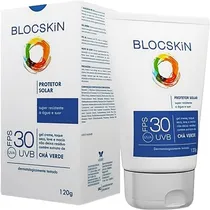 Protetor Solar Blocskin Corporal SPF 30 Chá Verde - 120G