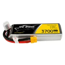 Gens Ace Tattu 14.8V 3700MAH 45C 4S G-Tech Lipo XT60 Plug