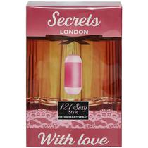 Perfume Kit Secrets London Sexy Stile Edp Feminino - 100ML + Desodorante 150ML