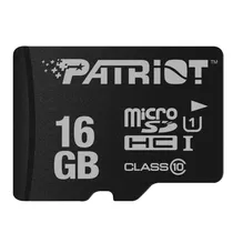 Cartao de Memoria Micro SD Patriot LX Series 16GB 80MBS - PSF16GMCSDHC10