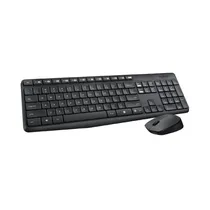 Kit Teclado + Mouse Inalámbrico Logitech MK235 Negro