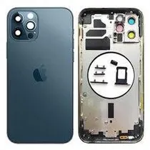 Chasis iPhone 12 Pro Azul(Completo)
