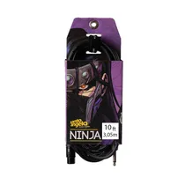 Cable de Micrófono Santo Angelo 10FT Ninja HG XRL A P10 3.05M Negro