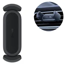 Suporte de Celular Baseus SUGP000001 para Carro Steel Cannon 2 Saída de Ar - Preto