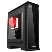 Gabinete Gamemax G503X Pardo Preto c/LED Red ATX