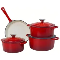 Kit de Panelas Maryland MRCIE403R - Vermelho - 4 PCS