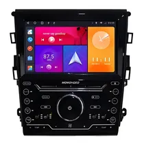 Moldura I-Kit 9* Ford Fusion 2012-2019 (Style OEM) Soft Touch / Black Piano