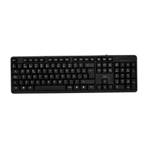 Teclado Mtek KB-8187 Espanhol USB Preto Teclado Mtek KB-8187 Espanhol USB Preto