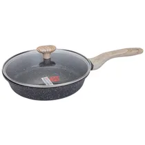 Frigideira Induçao Ucc Life Preta 26CM com Tampa
