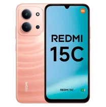 Celular Xiaomi Redmi 15C 128GB 6GB Ram Dual Sim Tela 6.9" 50MP - Laranja (Global) Car BR