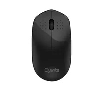 Quanta Mouse Wireless QTMSS10 Click Silencioso 1600DPI Negro