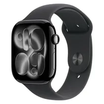 Apple Watch Series 11 MEUW4LW/A Caixa Aluminio 46MM Preto Brilhante - Esportiva Preto s/M