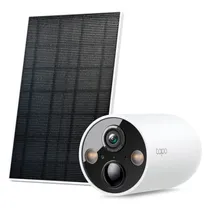 Câmera de Segurança TP-Link Tapo C425 Kit - 4MP 2K QHD - Painel Solar - Wi-Fi - Branco