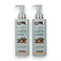 Set Capilar Keratine Queen Argan Oil Shampoo + Acondicionador 800ML
