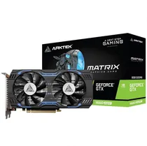 Placa de Video Arktek Matrix 6GB Nvidia Geforce GTX1660 Super GDDR6 AKN1660SD6S6GH1 192BITS 1785MHZ HDMI, DVI, Displayport