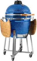 Churrasqueira de Cerâmica Auplex Kamado Ceramic Grill 21" - Azul