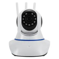 Camera de Seguranca QC062 3 Antenas Full HD Wifi - Branco  Camera de S...