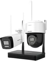 Kit CCTV Hikvision NKS422W03H NVS Wifi com 2 Câmeras Bullet/Dome 2MP