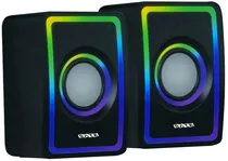 Speaker Satellite Gamer AS-92005B USB Bluetooth RGB - Preto
