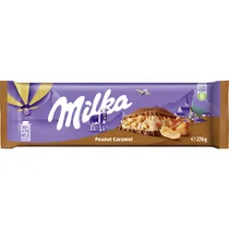 Barra de Chocolate Milka Peanut Caramel - 276GR