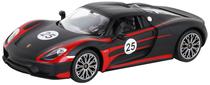 Porshe 918 Spyder Weissach Preto Escala 1/14 R/C - Rastar 70710