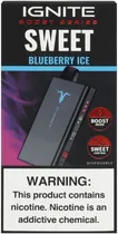 Vape Descartável Ignite Sweet Blueberry Ice 40000 Puffs