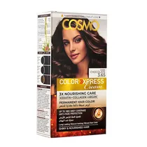 Tinte Capilar Cosmo Color Express Cream 3.65 Dark Chocolate Kit