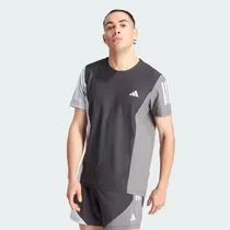 Adidas Remera Mas Own The Run Tee IQ3816 Negro/Gris (T)M