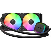 Cooler Water Gamdias Aura GL240 V2 Argb 120MM BLK Black